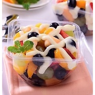 Mika Fruit Salad Contents 25pcs Mika Vegetable Salad/ Mika Ice Cream Milo Mica Salad Box/ + Lid
