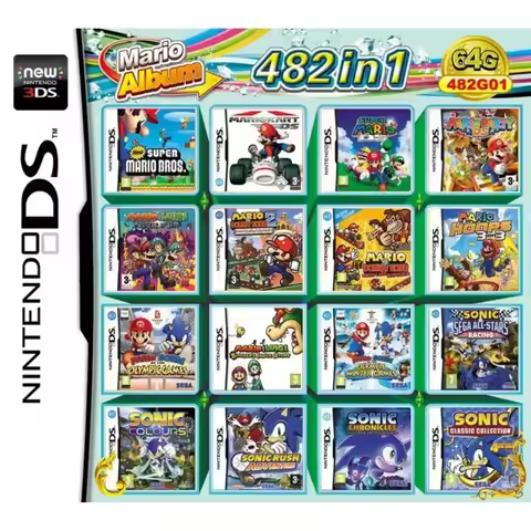 3DS NDS Game Card Combined Card 510 in 1 NDS Combined Card NDS Cassette 4300IN1 208 500