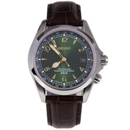 SEIKO Automatic Alpinist Leather Green Dial SARB017 Men Watch