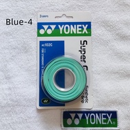 【Ready Stock】Yonex Grip AC102C (3pcs in 1 Roll / Pack) Yonex Super Grap Synthetic Overgrip Tennis Gr