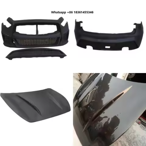 FOR QX70 FX35 FX37 Grille Modified Surround Car Accessories Resin Front Rear Bumper Engine Cover Car