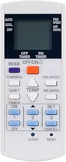 Allimity Replaced Remote Control Fit for PANASONIC Air Conditioner A75C2600 A75C2602 A75C2628 A75C26