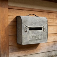 [szluzhen3gv] Wall Mount Briefcase Mailbox Vintage Mailbox Decorative Mail Box for Yard Garden
