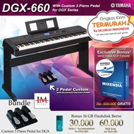 Yamaha Dgx 660 With Custom 3 Pedal / Dgx-660 / Dgx660 - Digital Piano