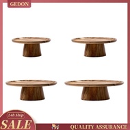 [Gedon] Wooden Cake Stand, Serving Platter, Wooden Cake Stand for Dessert, Wedding