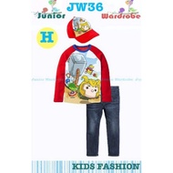 Jw36 H Marvel Avenger 3pcs Set (Children 's Suit Clothes Import)