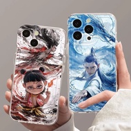 【001180m1t2z80.my】 手机壳mobile phone shell【店铺】魔童闹海iPhonepro苹果promax哪吒手机壳/敖丙透明软壳Apple Nezha phone case 