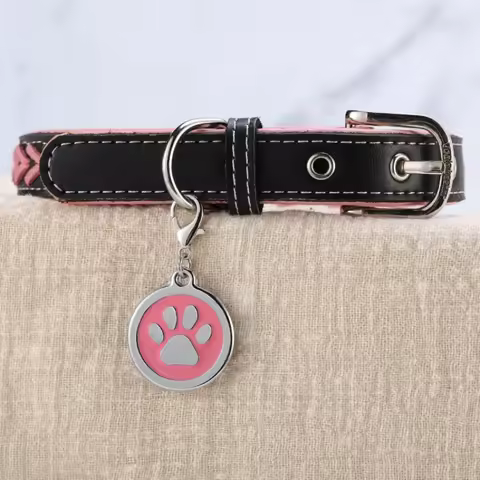 Multi Functional QR Code Metal Dog Tag Keychain Free Customization Exclusive Information Phone Addre