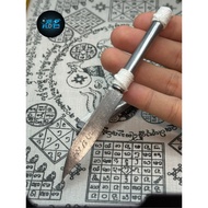 百岁圣僧龙普因 全方位灭魔法刀 手刻符文 Powerful Mitmor Takrud Amulet by Luang Pu Im – Wat Thung Na Mai, Nakhon Si Tham