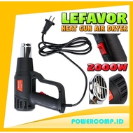 Lefavor Heat Gun 2000W Multipurpose Electric | High Temperature Hot Air Dryer Gun for Paint, Plastic