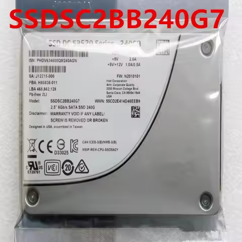 NEW Original Solid State Disk SSD DC S3520 240GB SATA For SSDSC2BB240G7