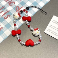 Fun Hello Kitty Mobile Phone Chain Bead Chain Cute Mobile Phone Lanyard ccd Camera