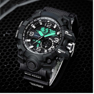 Jam Tangan Pria Analog Digital Gshock WR20BAR Rubber Original Water Resist