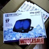 Zee-Cool ZC-77 Gaming Laptop Cooler Adjustable Speed  USB Ports 2 Cooling Fan Laptop Cooling Pad Not