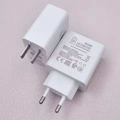 Honor Magic 7 6 Lite 66W EU/US SuperCharge Fast Charger 6A USB Type C Quick Charging Cable For Honor