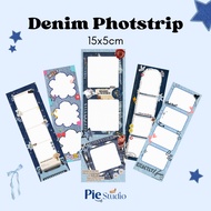 Denim Jeans Theme - PRINT PHOTOSTRIP 15x5cm & MINI 3X9cm PREMIUM photo paper ONE DAY ANNIVERSARY - p