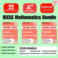 [Softcopy PDF📚] Cambridge IGCSE MATHEMATICS 0580 A* Softcopy Study Bundle (Notes, Topical Questions,