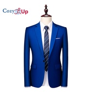 Cozy Up  Long Sleeve Suit Jacket Men Business Blazer 1 button Gentleman for Wedding Blazer