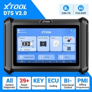 XTOOL D7S D7W Bidirectional OBD2 Scanner Full System ECU Coding Key Programmer 39 Resets FCA CANFD