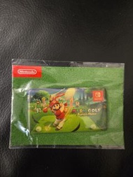 全新Nintendo switch Mario Golf 磁貼特典