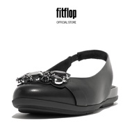 FitFlop ALLEGRO Jewel-Deluxe Leather Slingbacks - HQ7-001 (Black)