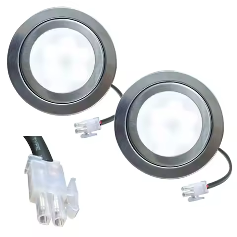 2-Piece Kitchen Range Hood Light LED Bulb DC 12V 1.5W with FL 2P Connector Kitchen Cooker Stove Smok