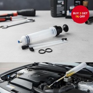 Manual Oil Extractor for Car Engines, Vacuum Syringe for Coolant Transfer, 500cc/200cc