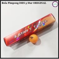 DHS 3 STAR PIMPONG BALL Original