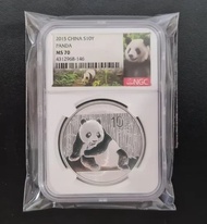 2015  1Oz Silver Panda Coin  Ngc