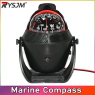 Marine Boat Vehicle Car Compass Navigation Positioning High Precision LED Light Sea Pivoting Boat Ca