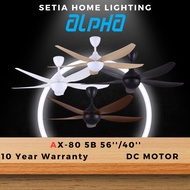 Alpha AX80 5B 56/40 inches DC Remote Ceiling Fan