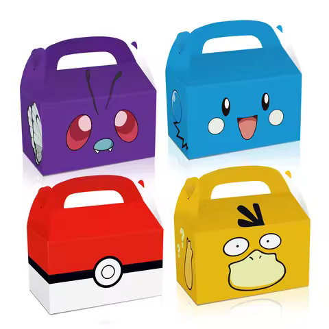 Pokemon Pikachu Party Favors Gift Bags Bag Birthday oodie Bags Loot Decoration Supplies Pikachu Good