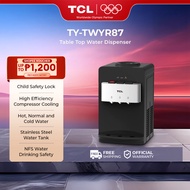 TCL Table Top Water Dispenser TY-TWYR87 Fast Cooling Water -6 C, Hot water ≥90 C Hot Cold Normal Wat