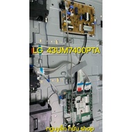 LG TV circuit board 43UM7400, 43UM7400PTA, 49UM7400,49UM7400PTA