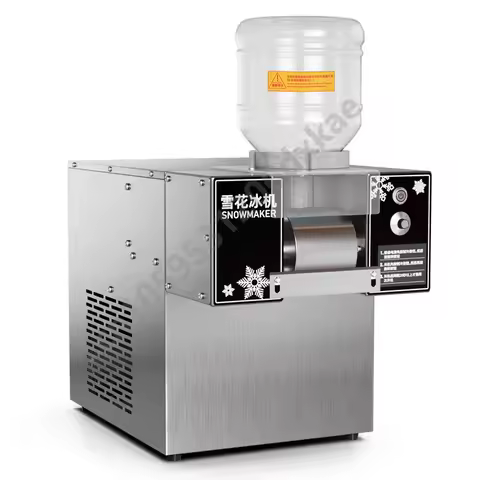 60KG/24h Mini Snow Ice Maker Shaver Machine Europe Snowflake Ice Machine Korea Bingsu Machine Snowfl