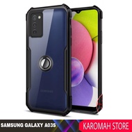 CASE SAMSUNG GALAXY A03S Shockproof Tpu Transparent Ring Ring