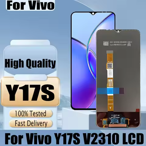 6.56" High Quality For Vivo Y17s LCD Display Touch Screen Digitizer Assembly Replacement For Vivo Y1
