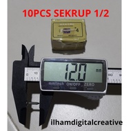 KAYU 10pcs Wood Screws 1/2 x 4 ARROW PLUA Head(+) - Screw Nails + 1/2 Wood Screw 1/2in 1/2x4 1/2"x4