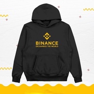 HOODIE CRYPTO BINANCE BNB BITCOIN BLACK