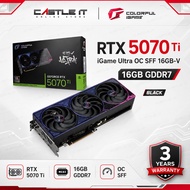 COLORFUL iGame GeForce RTX 5070 Ti Ultra OC SFF 16GB GDDR7 Graphics Card Black White