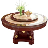 BW88/ Suzhai Dining Table Marble Dining Tables and Chairs Set Solid Wood Table Household Dining Table Dining Table with