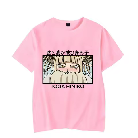 Funny Anime Himiko Toga Printed Shirt Women'S Casual Personality T-Shirt Unisex Summer Cute Anime Hi