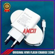 Vivo X60 X60 Pro Charger ORIGINAL 100% FlashCharge 2.0 Type C 33 Watt