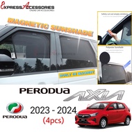 (Magnetic) Car Sunshade Perodua Axia 2023 D47A Magnetic Sunshade Axia 2023 Kereta Magnet Sun Shade A