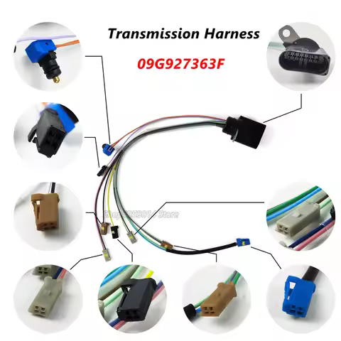 09G927363F 14Pins Transmission Harness For VW Golf Jetta Passat Polo Seat Skoda Octavia Fabia 09G 92