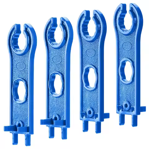4PCS Solar Connector Tool Wrenches, Solar Panel Connector Assembly Tool For MC4 Connectors, Plastic 