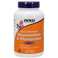 NOW Supplements, Glucosamine & Chondroitin Extra Strength, Sulfate Forms, 120 Tablets