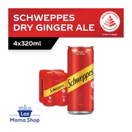 Schweppes Dry Ginger Ale (4 X 320ML)
