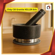 German KELLER Granite Mortar and Pestle