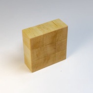 Birch square knob, cupboard cabinet drawer pull handle. Handle cabinet door pull